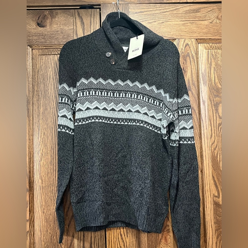 NWT Never lose HEDGE Men’s Sweater Size M